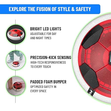 Mirana C-Type USB Rechargeable Battery Powered Hover Football Indoor Floating Hoverball Soccer